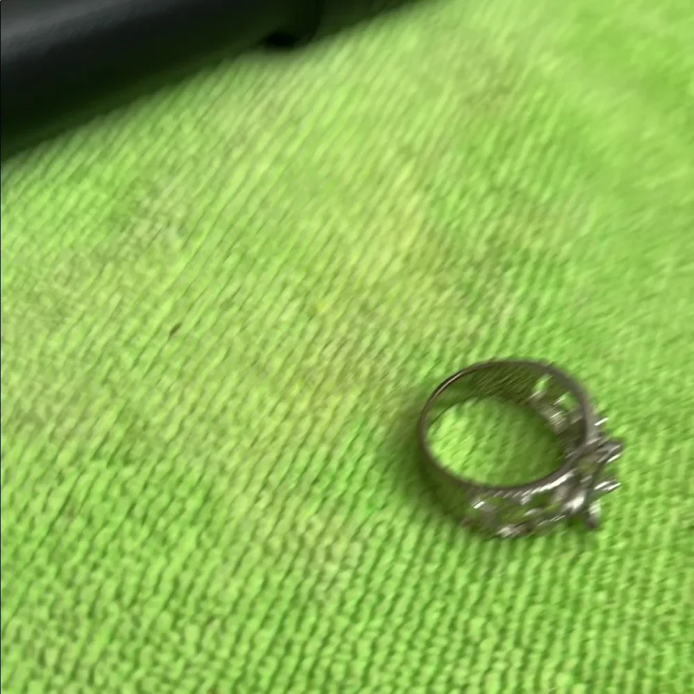 Silver  butterfly Ring with Detailed Design